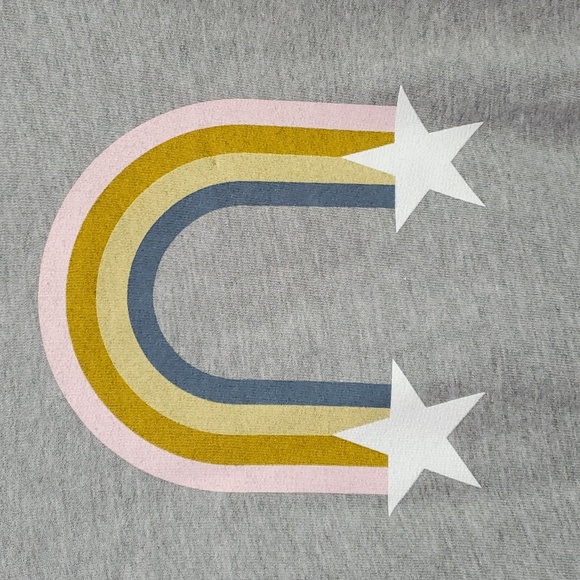 Wildfox Kids - Littlefox Rainbow Stars Sommers Sweater Heather, Size XL, NWT - Picture 7 of 8